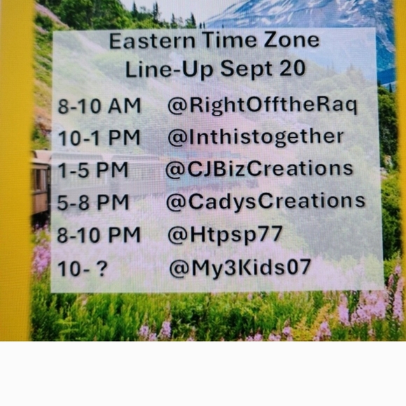 Guest Host Anything Poshable Train Live Show Flyer - Picture 2 of 2